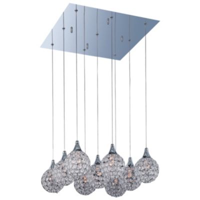 Brilliant Square Multi-Light Pendant by ET2 Lighting - Starlight Lighting USA and Canada
